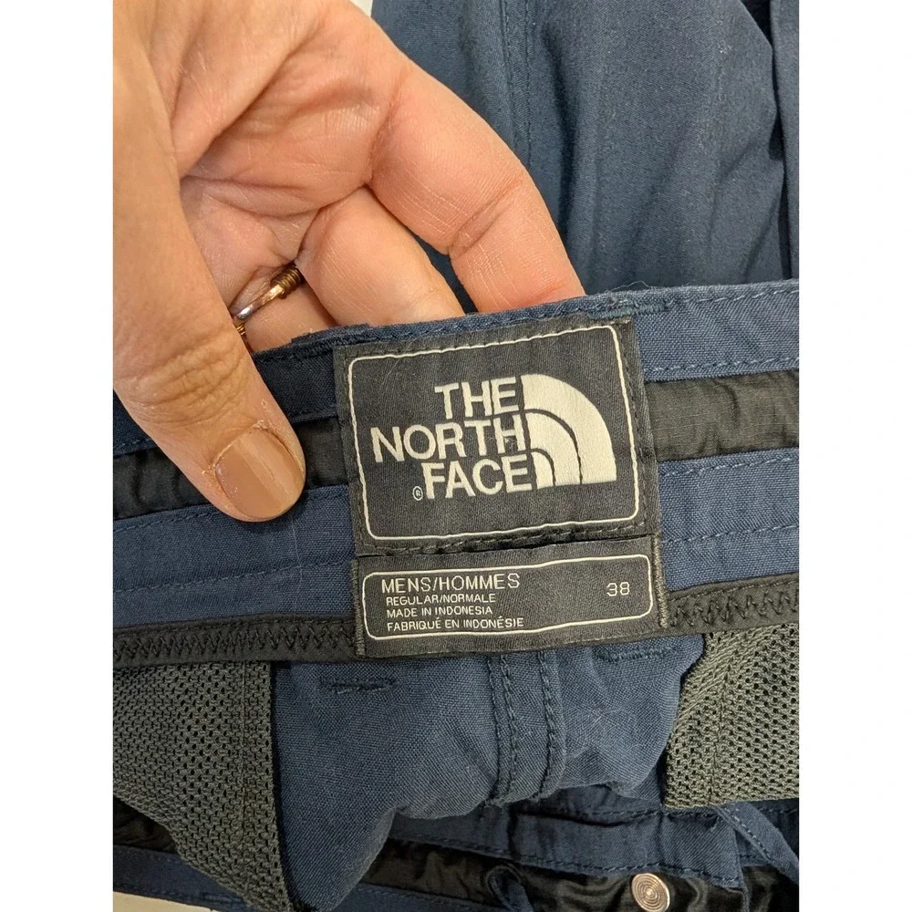 The North Face Mens Navy Blue NF0A3FZD Stretch Hiking Utility Pants Cinch Hem 38